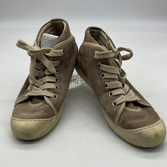 Geox Shoes - GEOX Beige Suede Sneaker Style Shoe size 6